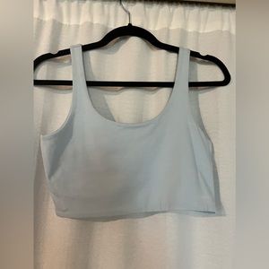 Cotton on blue cropped tank